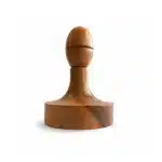 پایه مهر چوبی دایره 6 سانت
