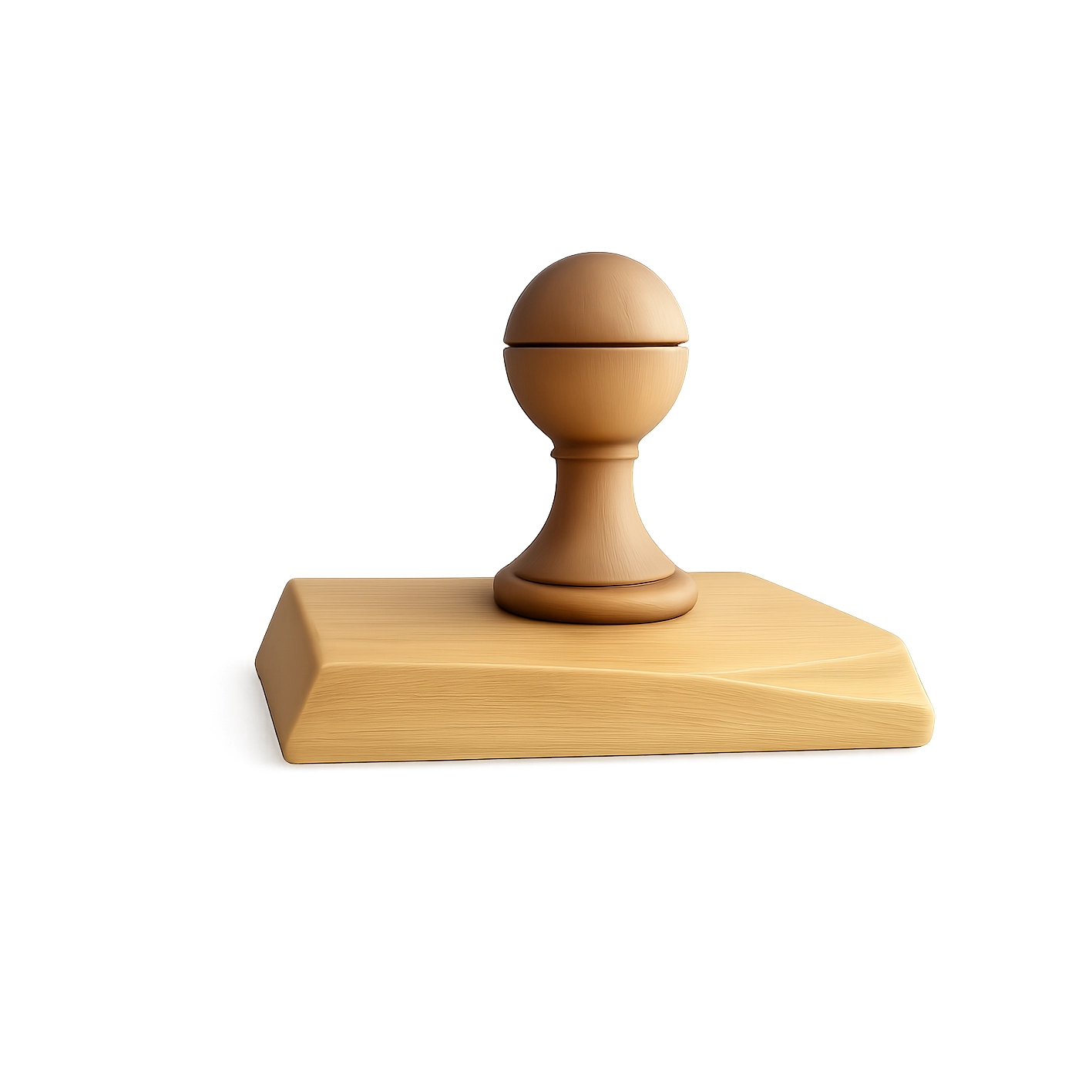 پایه مهر چوبی مستطیل 20 × 14